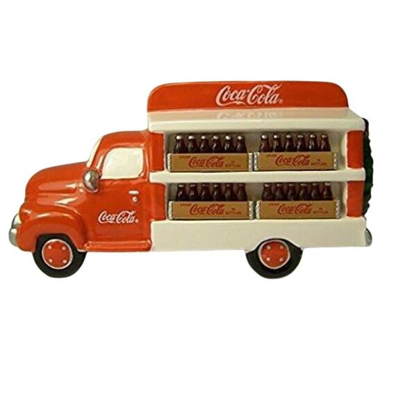 Coca Cola DELIVERY TRUCK Department 56: Snow Village NEW Open Box - Picture 1 of 4